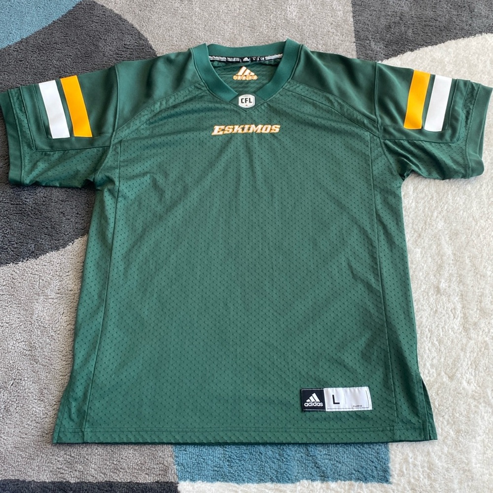 Adidas Edmonton eskimos jersey, men’s L